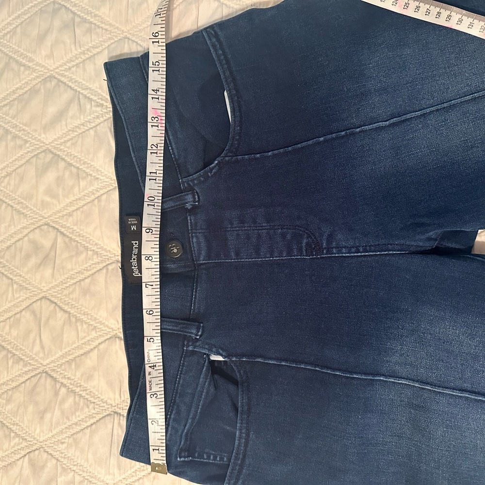 Betabrand Dark Blue Ankle Jeans - Picture 4 of 7